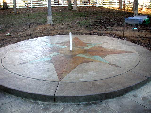 Compass Star Stamp